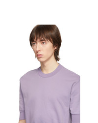 T-shirt girocollo viola chiaro di Random Identities