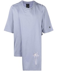 T-shirt girocollo viola chiaro di Rick Owens X Champion