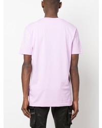 T-shirt girocollo viola chiaro di Philipp Plein