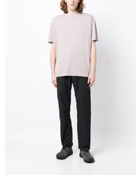 T-shirt girocollo viola chiaro di Ten C