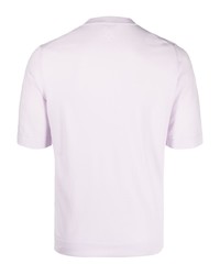 T-shirt girocollo viola chiaro di Ballantyne