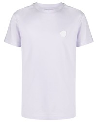 T-shirt girocollo viola chiaro di Viktor & Rolf