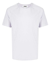 T-shirt girocollo viola chiaro di YMC