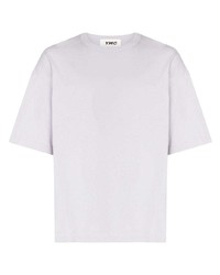 T-shirt girocollo viola chiaro di YMC