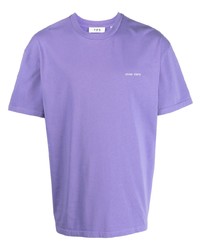 T-shirt girocollo viola chiaro di YOUNG POETS