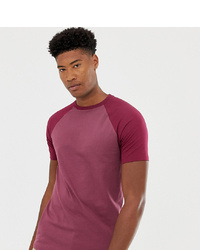T-shirt girocollo viola melanzana di ASOS DESIGN