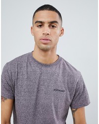 T-shirt girocollo viola melanzana di D-struct