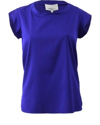T-shirt girocollo viola