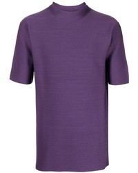 T-shirt girocollo viola di CFCL
