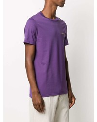 T-shirt girocollo viola di Marni
