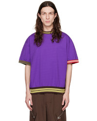 T-shirt girocollo viola di Jacquemus
