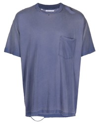 T-shirt girocollo viola di John Elliott
