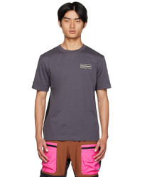 T-shirt girocollo viola di Li-Ning