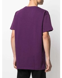 T-shirt girocollo viola di A-Cold-Wall*