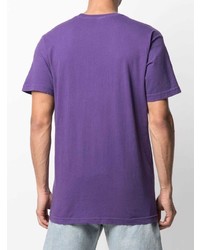 T-shirt girocollo viola di RIPNDIP