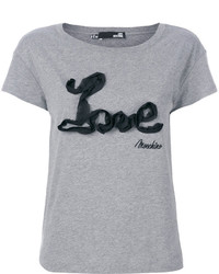 T-shirt grigia di Love Moschino