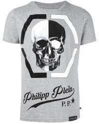 T-shirt grigia di Philipp Plein