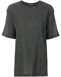 T-shirt grigio scuro di Issey Miyake