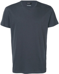 T-shirt grigio scuro di Jil Sander