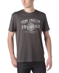 T-shirt grigio scuro di Tom Tailor
