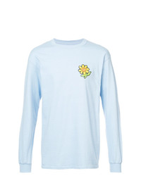 T-shirt manica lunga a fiori azzurra di Très Bien