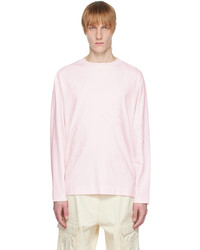 T-shirt manica lunga a fiori rosa di Simone Rocha