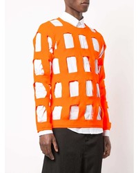 T-shirt manica lunga arancione di Comme Des Garcons Homme Plus