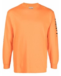 T-shirt manica lunga arancione di GALLERY DEPT.