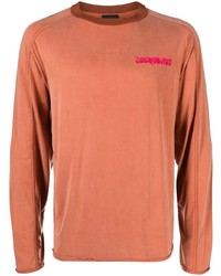 T-shirt manica lunga arancione di Jacquemus