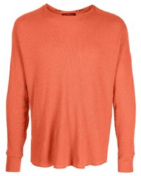T-shirt manica lunga arancione di Ralph Lauren RRL