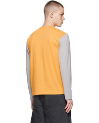 T-shirt manica lunga arancione di Comme Des Garcons Play