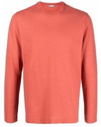 T-shirt manica lunga arancione di Zanone