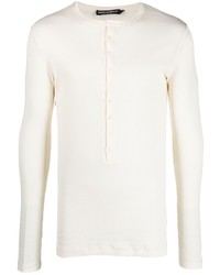 T-shirt manica lunga beige di Dolce & Gabbana