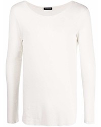 T-shirt manica lunga bianca di Ann Demeulemeester
