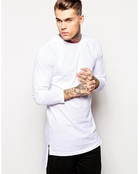 T-shirt manica lunga bianca di Aq/Aq
