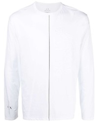T-shirt manica lunga bianca di Armani Exchange