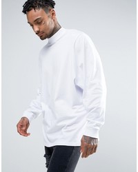 T-shirt manica lunga bianca di ASOS DESIGN