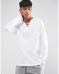 T-shirt manica lunga bianca di Asos