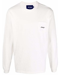 T-shirt manica lunga bianca di Awake NY
