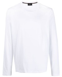 T-shirt manica lunga bianca di Brioni