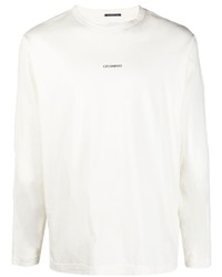 T-shirt manica lunga bianca di C.P. Company