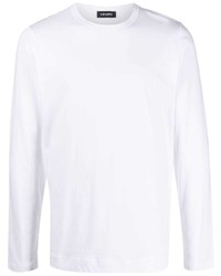 T-shirt manica lunga bianca di Cenere Gb