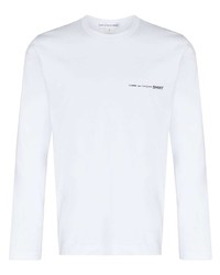 T-shirt manica lunga bianca di Comme Des Garcons SHIRT
