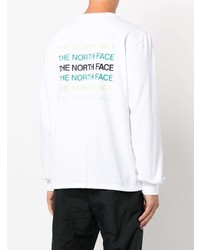 T-shirt manica lunga bianca di The North Face