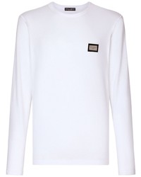 T-shirt manica lunga bianca di Dolce & Gabbana