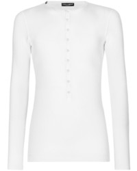 T-shirt manica lunga bianca di Dolce & Gabbana