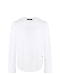 T-shirt manica lunga bianca di DSQUARED2