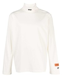 T-shirt manica lunga bianca di Heron Preston