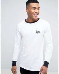 T-shirt manica lunga bianca di Hype
