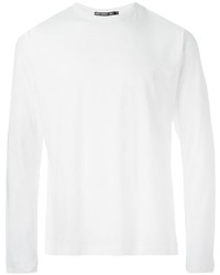 T-shirt manica lunga bianca di Issey Miyake